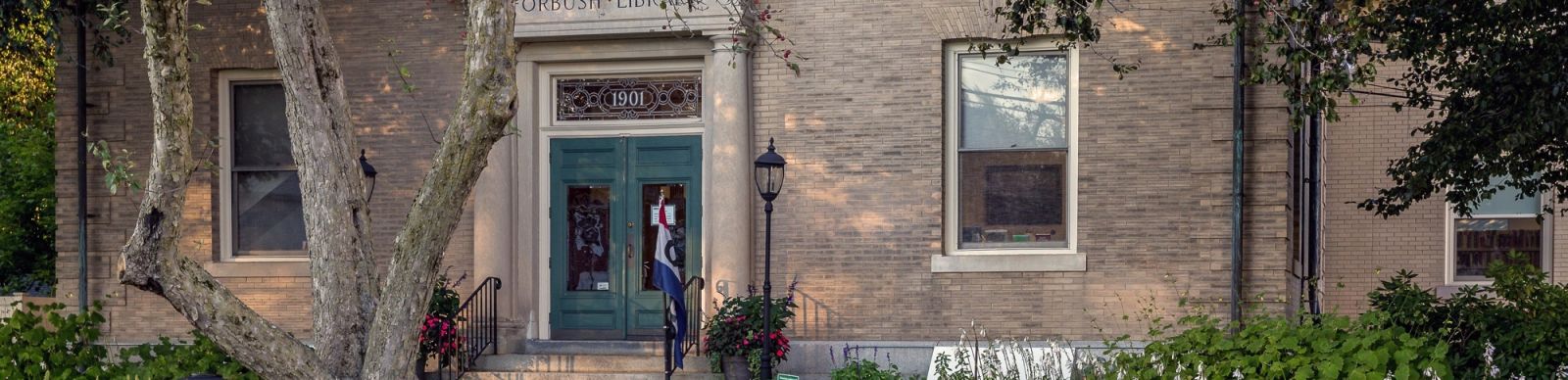Exterior of Forbush Library